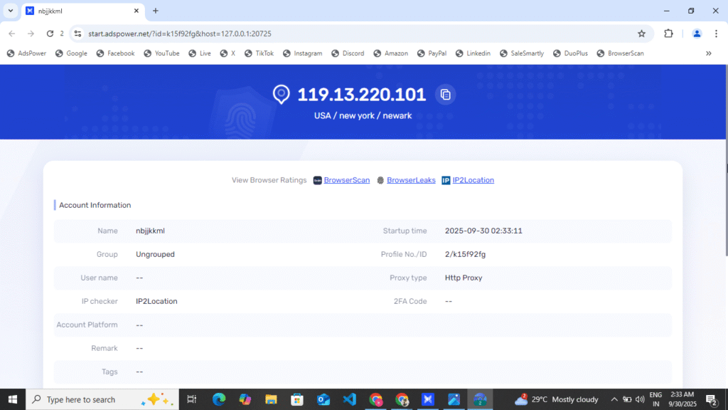 IP Cheacker In Proxy 
