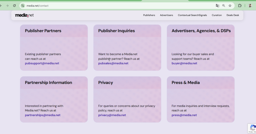 Main Dashboard Adsense Altrnative Media Net 