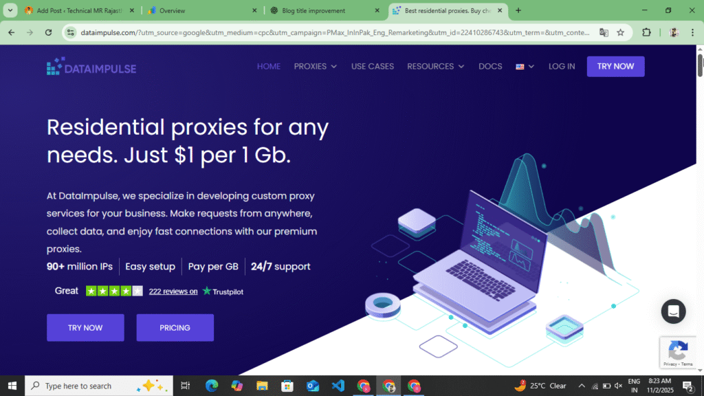 What Is Dataimpulse Proxy Website