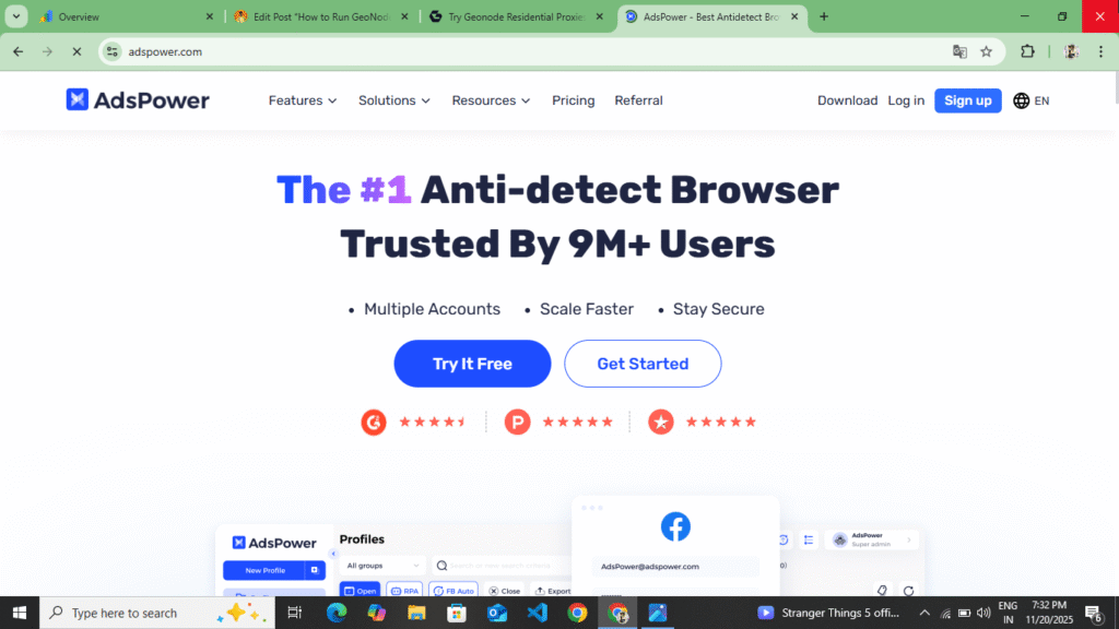 AdsPower Offical Website Download 