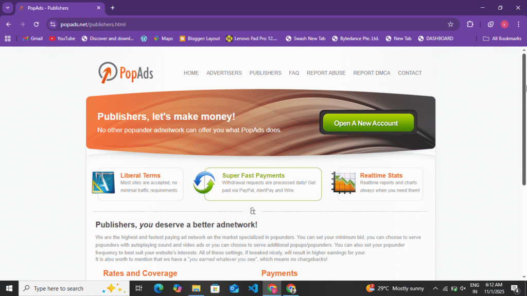 PopAds Offical Website 