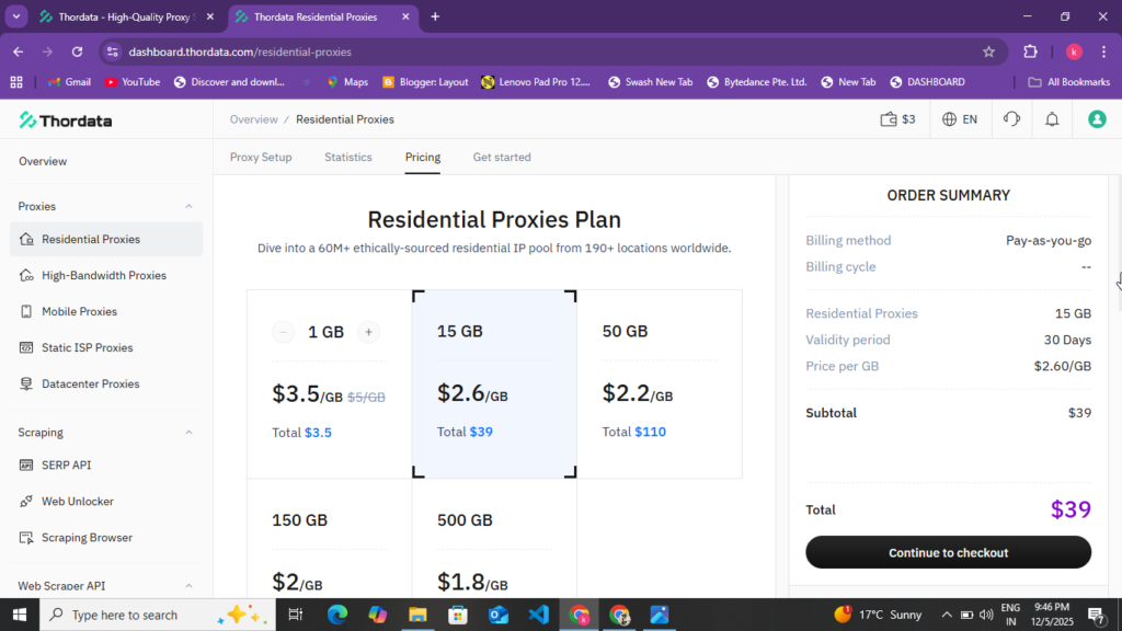 Select Plan And Cheack Out 