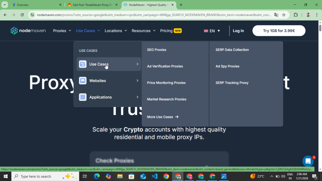 Use Of NodeMaven Proxy