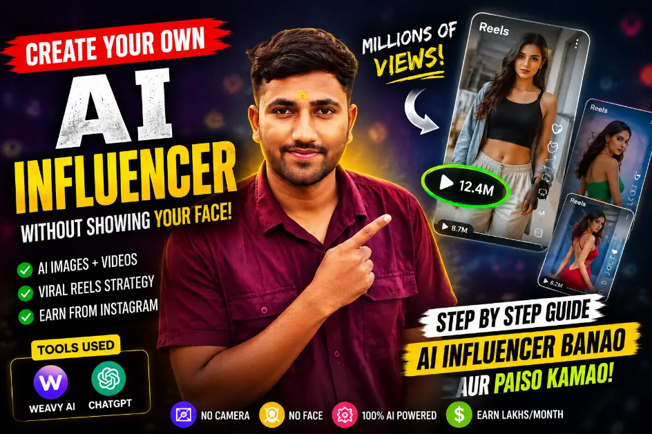 How to Build a Viral AI Influencer Using Weavy Ai 